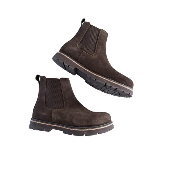 Birkenstock Highwood Chelsea Boots Mens 10-10.5 Slip On US Mocha Suede main image 9